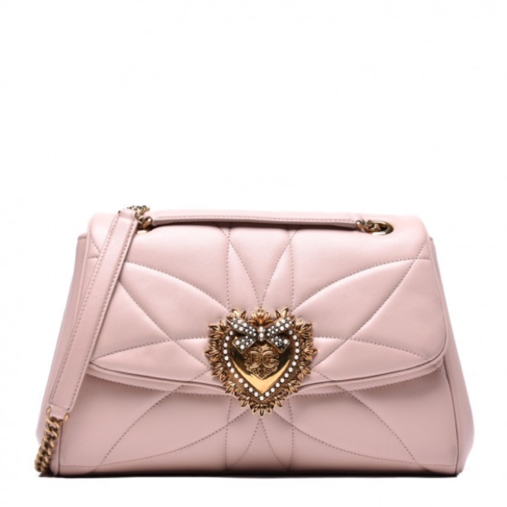 Dolce & Gabbanna large Devotion bag nude pink BNWT!
